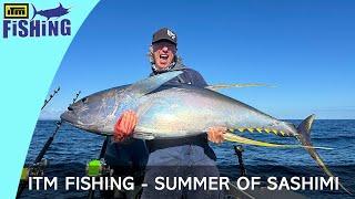 Big Yellowfin Tuna on Small Boat