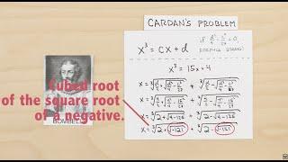 Imaginary Numbers Are Real [Part 3: Cardan's Problem]