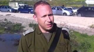 Maj. Peter Lerner Speaks About Last Night's Attack in Itamar