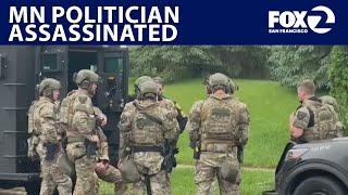 Minnesota lawmaker assassinated, another shot, manhunt underway | KTVU