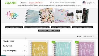 Happy Planner Spring Release 2023: Joann's (Extra 25% Code: WNMF476)