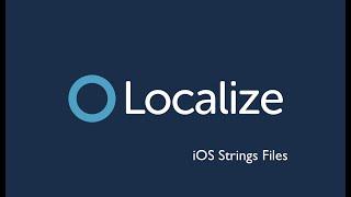 Using iOS Strings Files with Localize