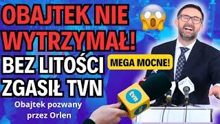 OBAJTEK NIE WYTRZYMAŁ! BEZ LITOŚCI UPOKORZYŁ DZINNIKARZA TVN!