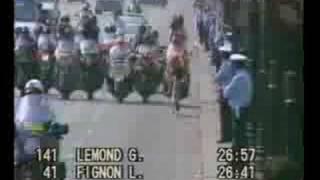 Tour de France-Stage 21 Time Trial 1989-Greg Lemond v Laurent Fignon