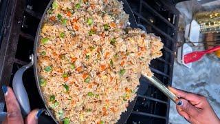 Everyone Looks Forward To My Crowd Pleasing Vegetable and Egg Fried Rice. You Need To Try It. ASMR