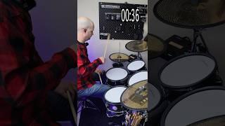 1 MINUTE DRUM LESSON: 1st Open Hi Hat Groove #drums