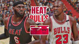 ALL-TIME BULLS vs ALL-TIME HEAT | NBA 2K24 (PS5)