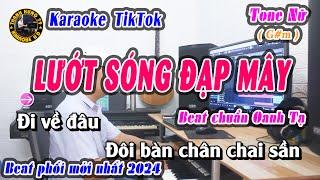 Lướt Sóng Đạp Mây Karaoke Tone Nữ|Karaoke Thanh Hưng