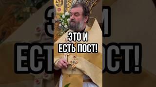 Это и есть Пост! Отец Андрей Ткачев #shorts
