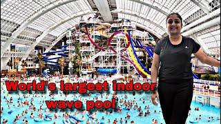 Day Spent in the huge Indoor waterpark in West Edmonton Mall in Edmonton City Alberta.