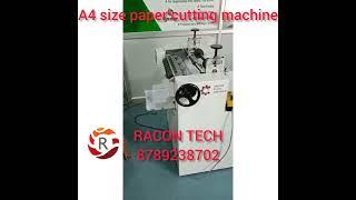 A4 size paper cutting machine