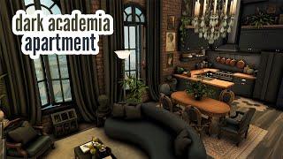 dark academia apartment \\ The Sims 4 CC speed build