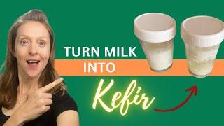 How to Make MILK KEFIR From Home[Under 5 MINUTES]