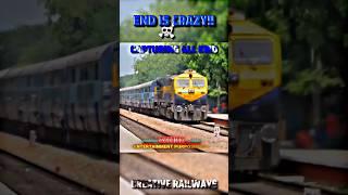 Capturing All EMD‍ #Shorts #IndianRailways #TrainEdit #WDP4D #WAP7