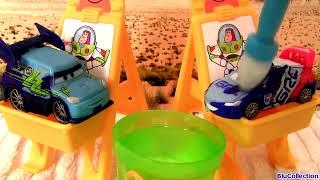 Cars Color Changers Slide N Surprise Playground Playset Water Toys Disney Pixar CARS2 Blucollection