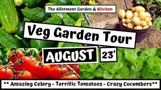 August Vegetable Garden Tour and Tips for Growing More Veg in Your Garden This Year! #126