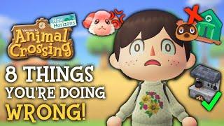 Don't Make These 8 MISTAKES in Animal Crossing New Horizons