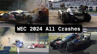 WEC 2024 All Crashes