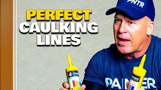 PERFECT lines with caulking and tape.