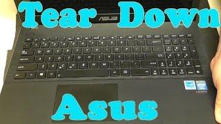 Asus x551c Tear Down - Hard Drive, Keyboard, Palm Rest