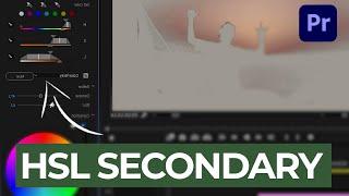 How To Use HSL-Secondary in Premiere Pro | Filmmaking Basics  | 100 SEC TUTORIAL