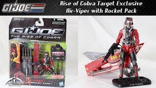 GI Joe Rise of Cobra Air-Viper with Rocket Pack Target Exclusive Unboxing and Review