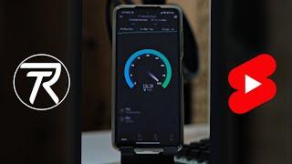 مقایسه سرعت اینترنت فیبرنوری با فورجی پلاس (4G+) #shorts