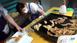 수제 군만두가 200원! 38년동안 구워온 군만두 부부!┃길거리음식┃Fried dumplings, Korean street food