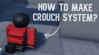 How to Make CROUCH SYSTEM? [PC/MOBILE] | Roblox Studio Tutorial