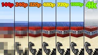 minecraft quality 144p 240p 360p 480p 720p 1080p 4k