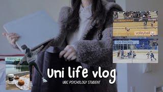 Uni life vlog | study + happy times w/ friends | UBC Ice Hockey  Volleyball  Deep Cove Hiking ️