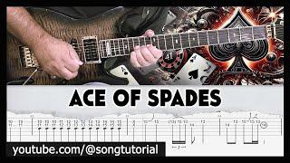 Motörhead | Ace of Spades | TAB | Guitar Cover | Lesson