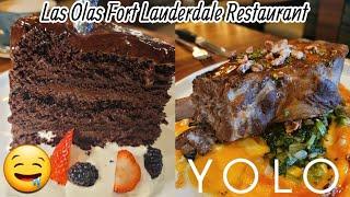  YOLO Las Olas Restaurant (Steak, Pork Chop, 3 Layer Chocolate Cake, & More️) - Nile Fortner