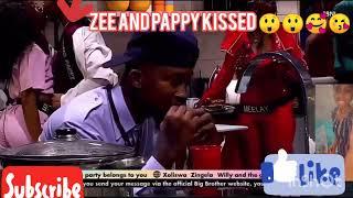 Zee and Pappy of #bbmzansi  kissed 