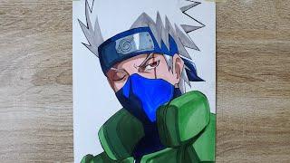 How to Draw Kakashi Hatake-EASY Step by Step Drawing Tutorial