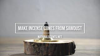 Simple instructions for making incense from sawdust