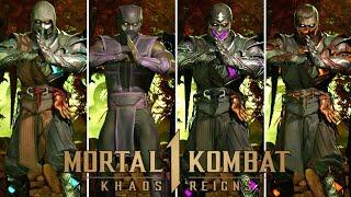 MK1 All Noob Saibot Masks & Skins | Mortal Kombat 1: Khaos Reigns DLC