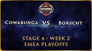 SMITE 2 Founder's Series - Stage 4 Playoffs - NA Week 2 Cowabunga vs Borscht