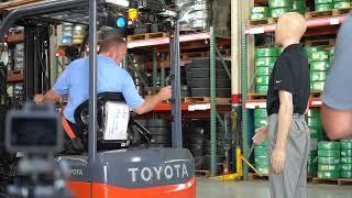 SEnS+ on a Toyota forklift | Bell Forklift, Inc.