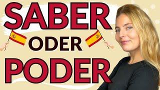 Unterschied “saber” und “poder”