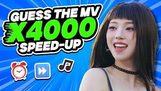 GUESS THE KPOP MV IN 4000X SPEED | KPOP QUIZ