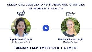 Sleep Challenges and Menopause with Pandia Health & Moona Health