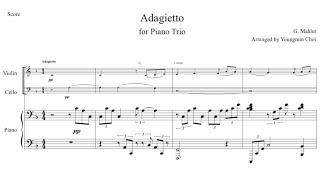 (Score) 'Adagietto' from G.Mahler arranged for Piano Trio by Youngmin Choi