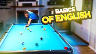 The Basics of English (cue ball spin) in Pool - (Pool Lessons)