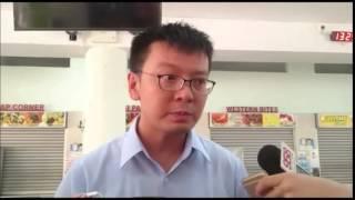 Workers' Party candidate Daniel Goh speaking on Nomination Day