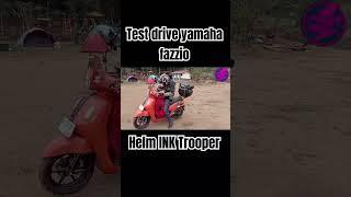 Test drive Yamaha Fazzio & helm INK Trooper Motocamp Cikarang - Bogor