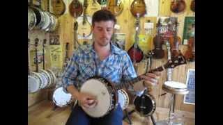 Martin Howley plays a sample tune on a Clareen Banjos, Clarinbridge Model