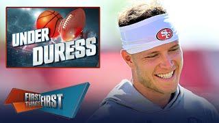 Christian McCaffrey and Ravens defense are Under Duress for Week 11 | FIRST THINGS FIRST