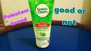 Review video!!Golden pearl herbal face wash||recommended?