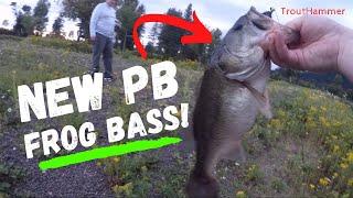 Frog Fishing for BIG BASS | Oregon Summer Bass Fishing